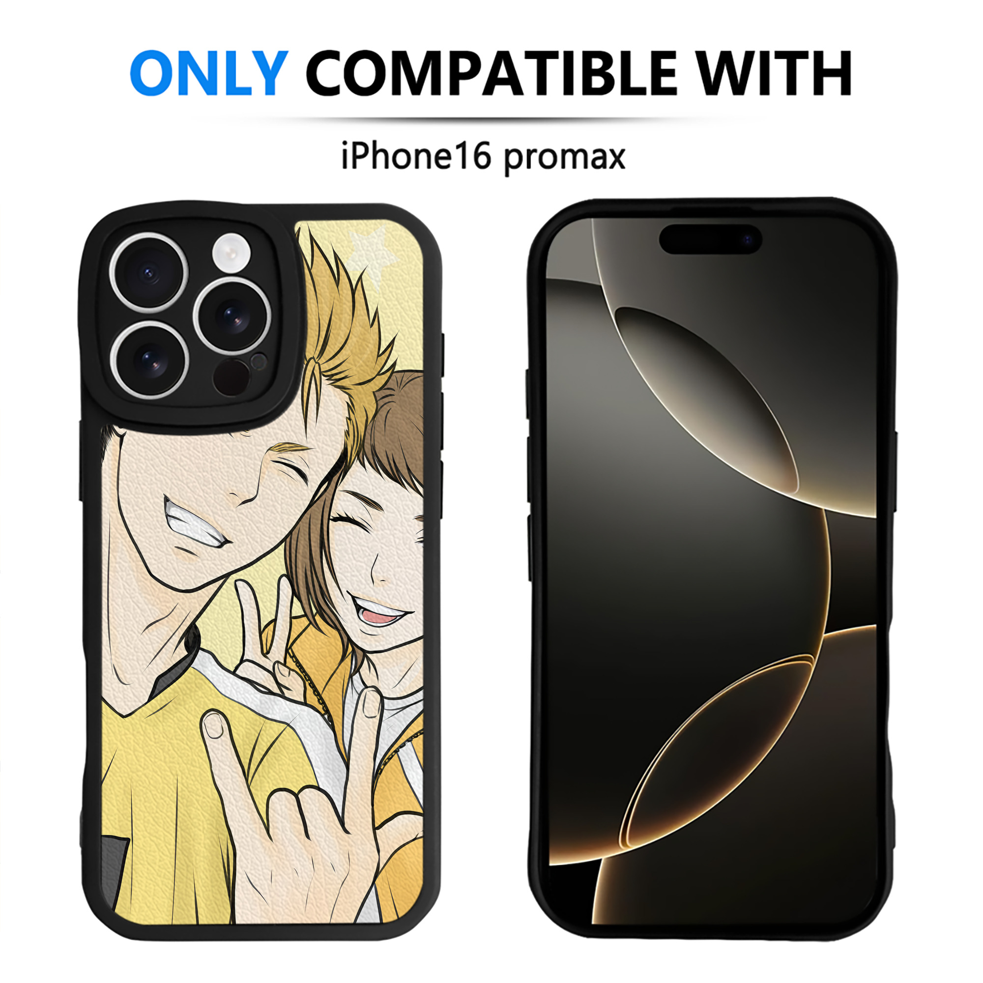 （画像用） ハイキュー!! Haikyu!! 【iPhone 16シリーズ対応】シリコンスマホケース（レザー調） 材質：シリコン